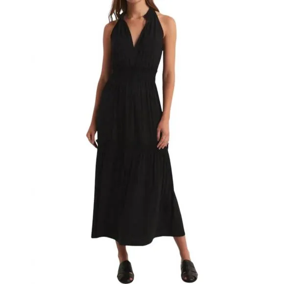 NEW Z SUPPLY rhea midi dress in black