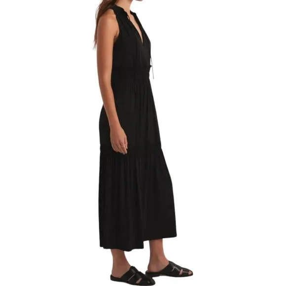 NEW Z SUPPLY rhea midi dress in black