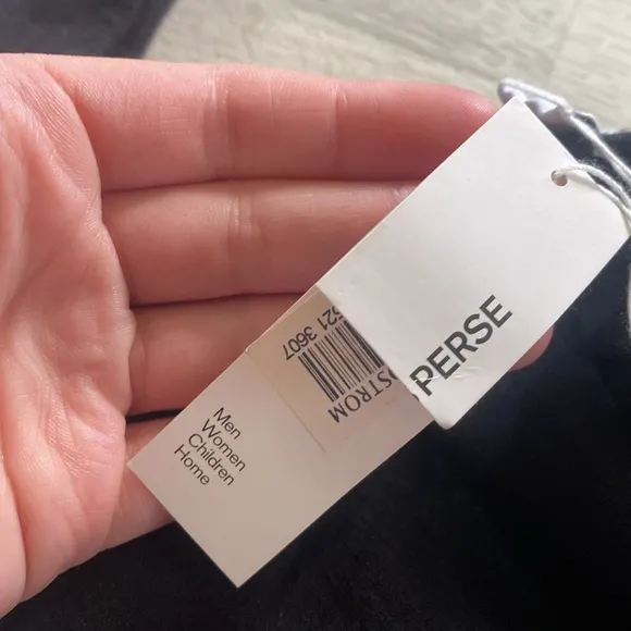 NWT James Perse Asymmetrical Bodycon Bare Shoulder Ruched Mini Dress