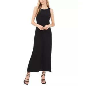 NWT Vince Camuto Keyhole Knit Sleeveless Maxi Dress in Black Sz. XS