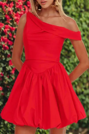 One Shoulder Mini Dress