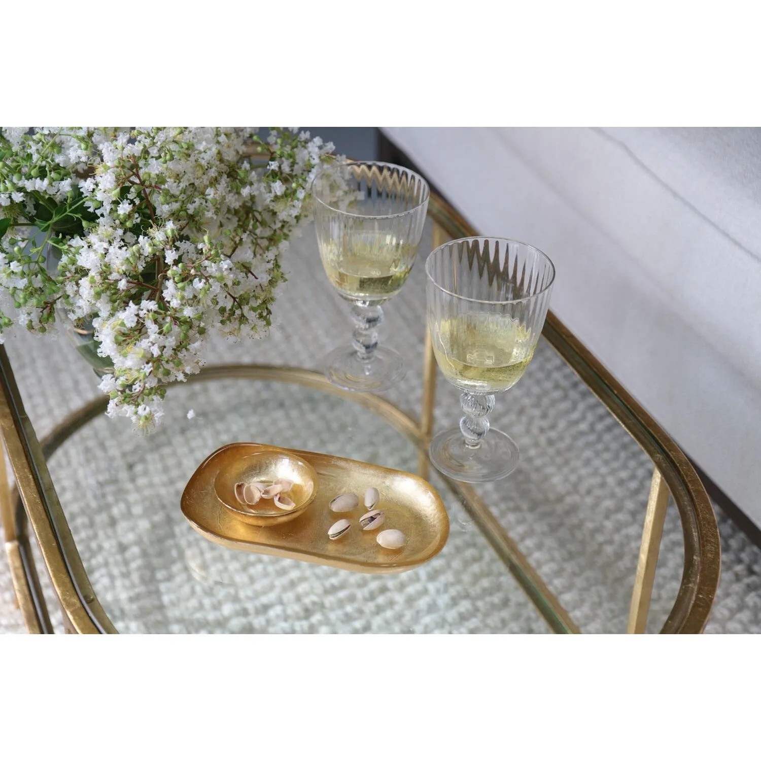 OVAL FOIL LEAF PLATTER