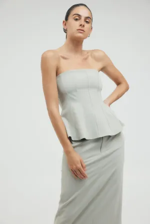 PROTOCOL PANELLED BODICE | SHALE