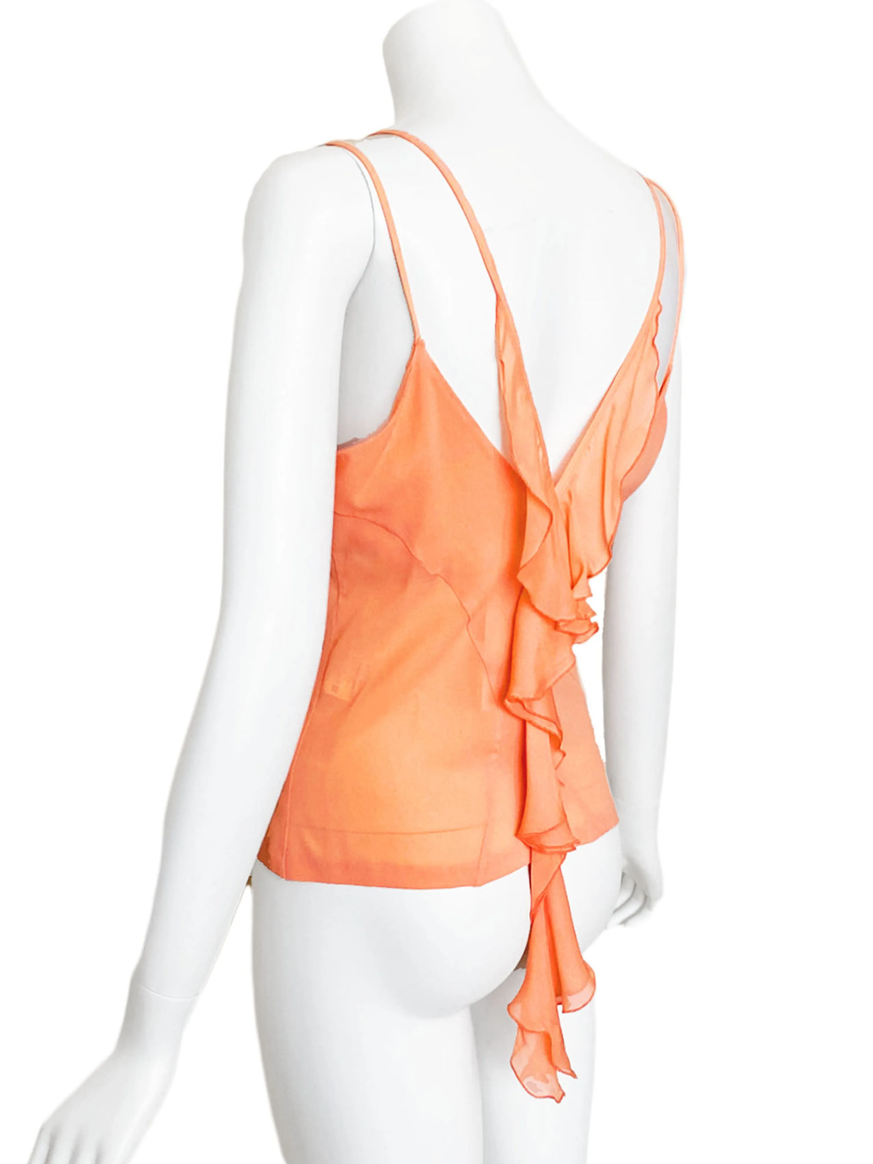 Roberto Cavalli 2004 Chiffon Top