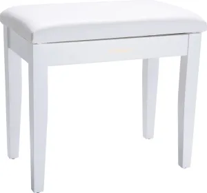 Roland RPB-100WH Piano Bench with Storage in Satin White