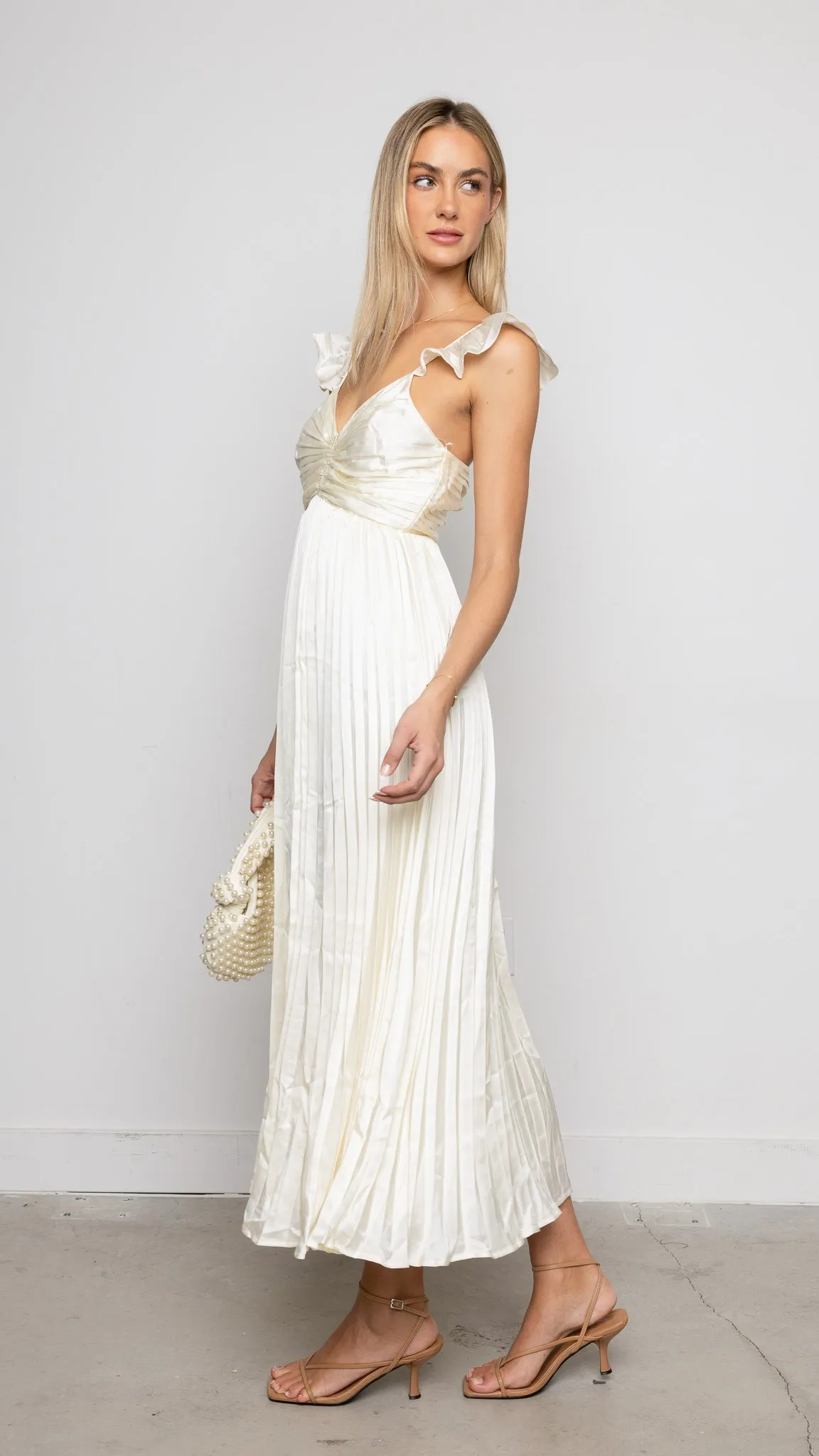 Salome Maxi Dress in white