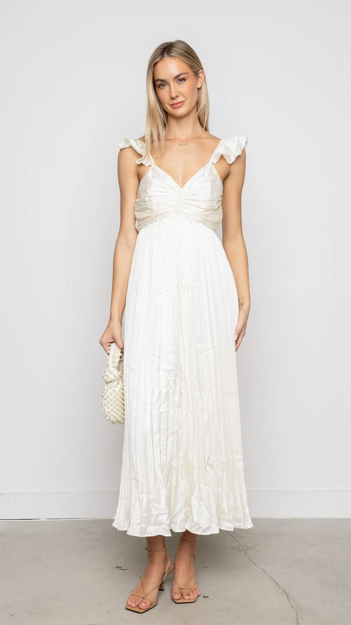 Salome Maxi Dress in white