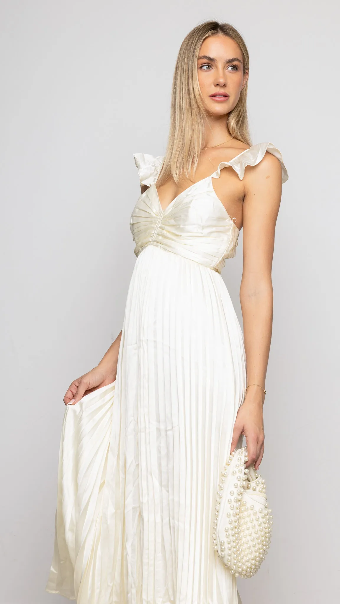 Salome Maxi Dress in white