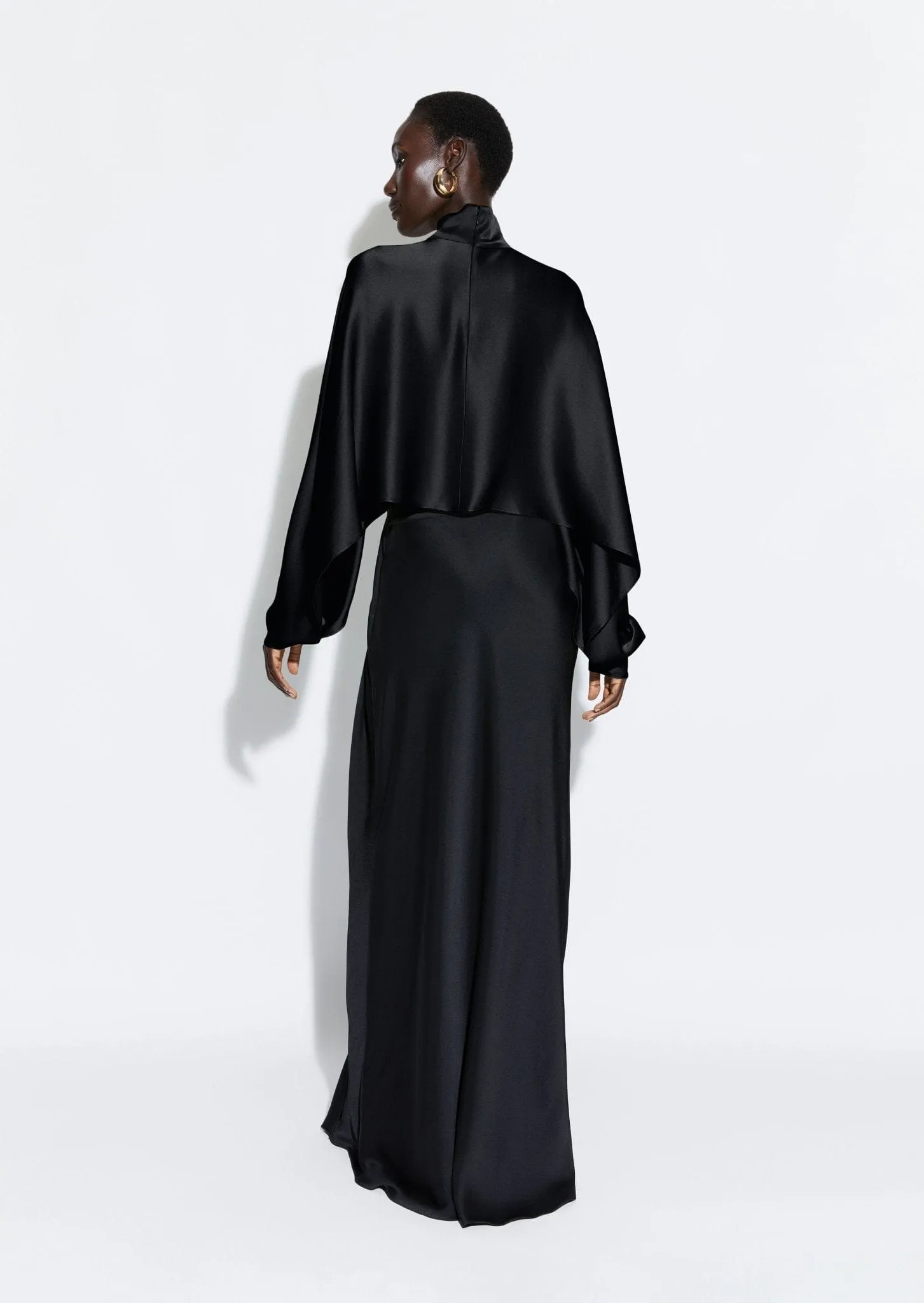 Satin Caftan Top