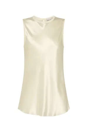 Satin Top | Cream
