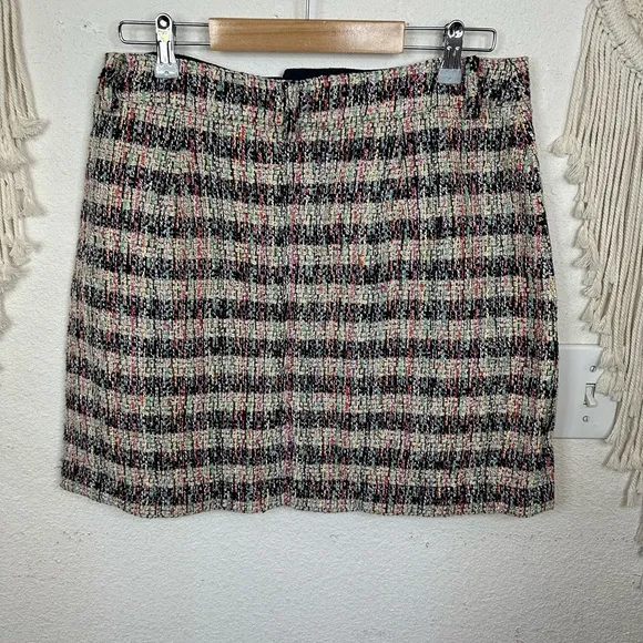Scotch &amp; Soda Colorful Tweed Mini Pencil Skirt large