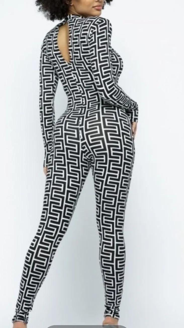 Sexy Zebra Jumpsuit