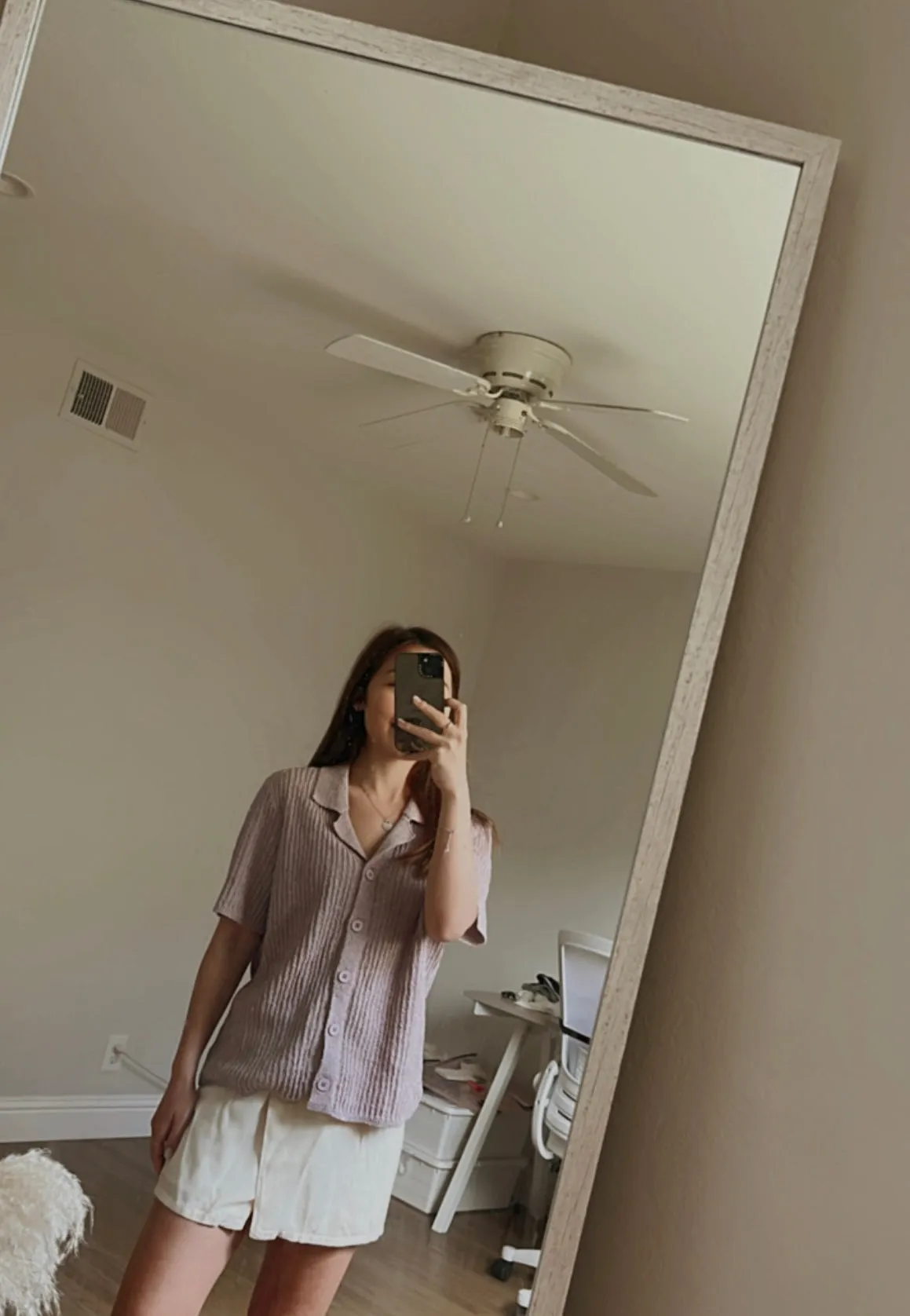 Short Sleeve Button Up Cardigan