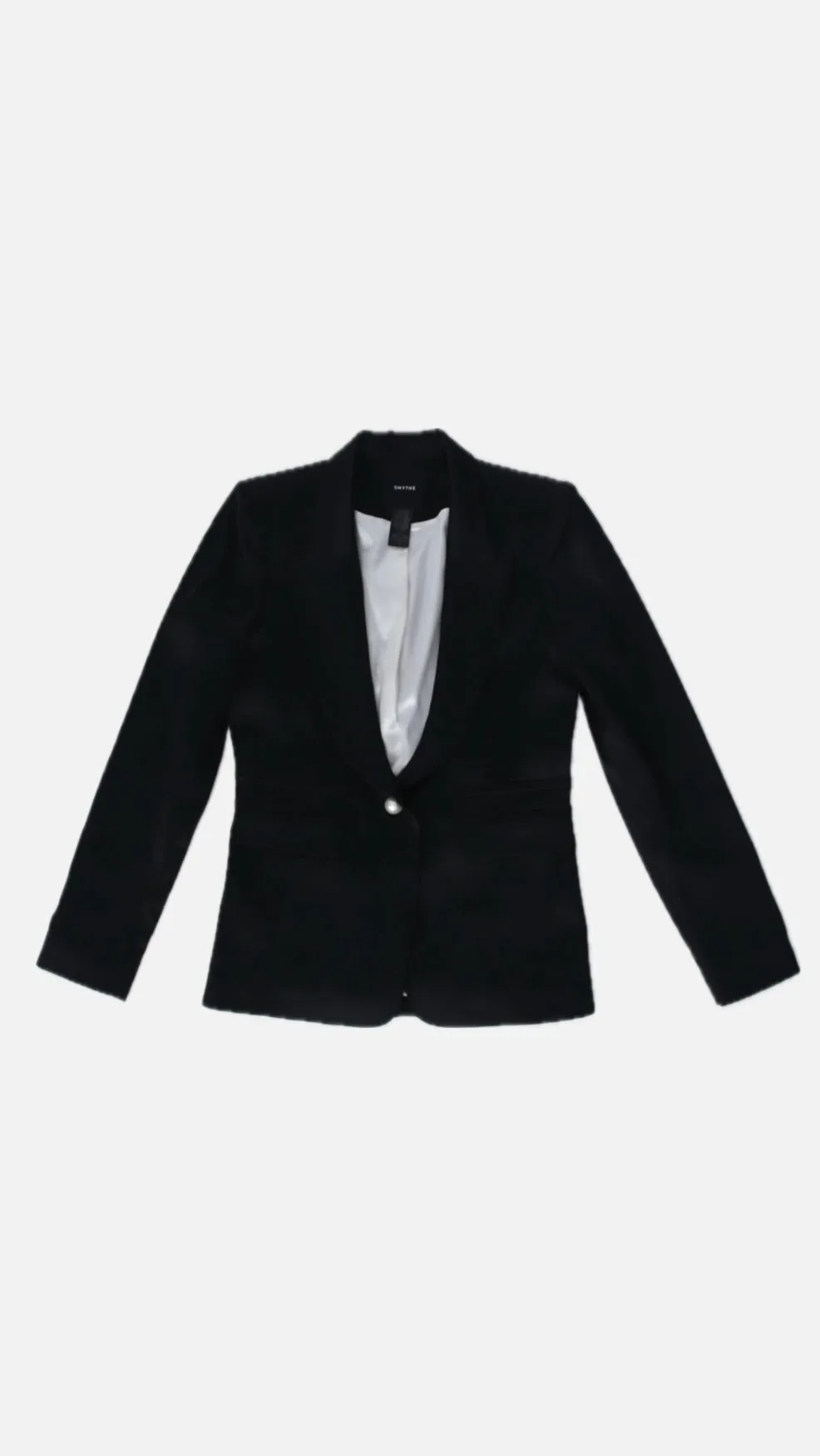 Smythe Satin Tuxedo Blazer