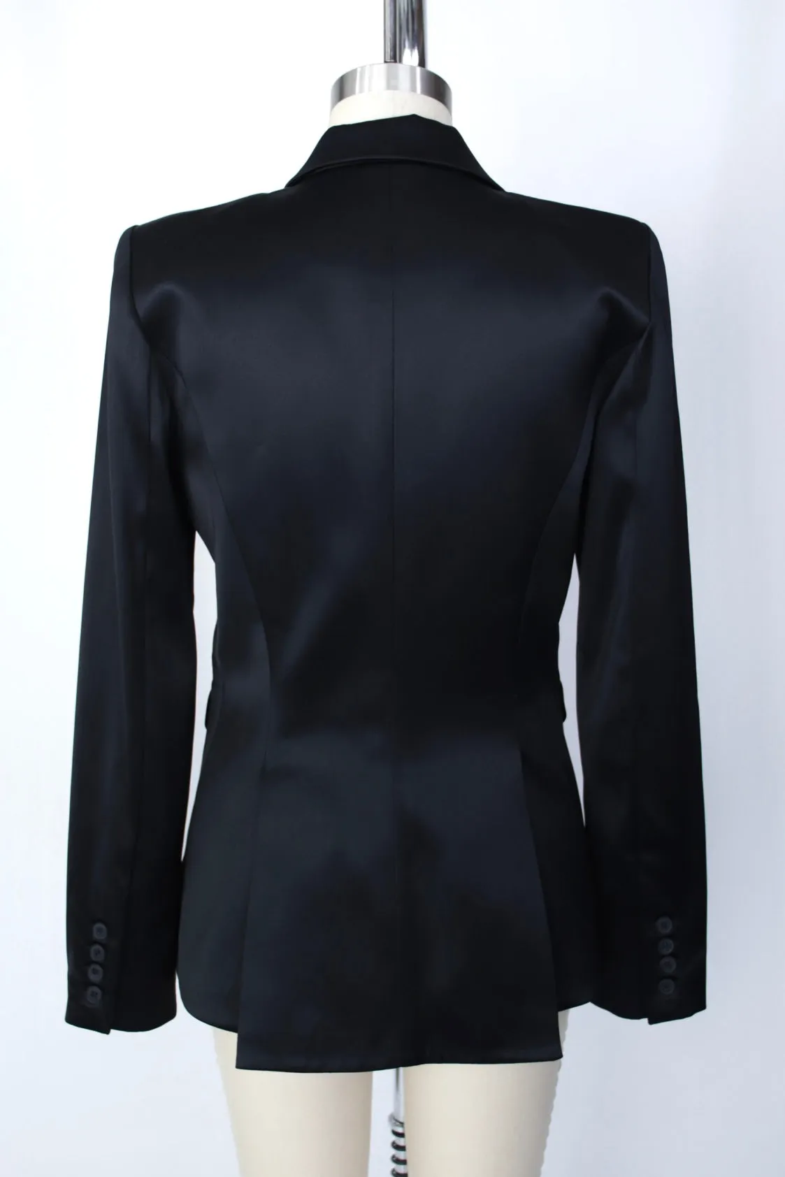Smythe Satin Tuxedo Blazer