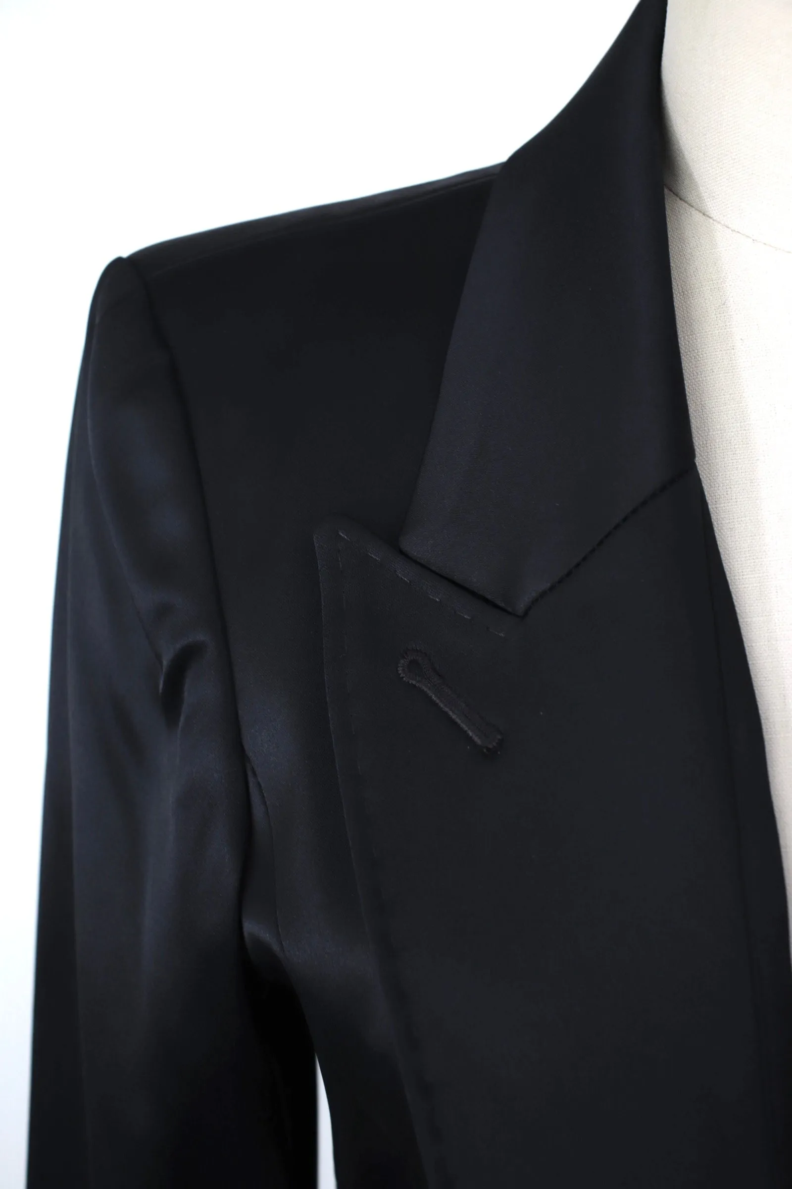 Smythe Satin Tuxedo Blazer