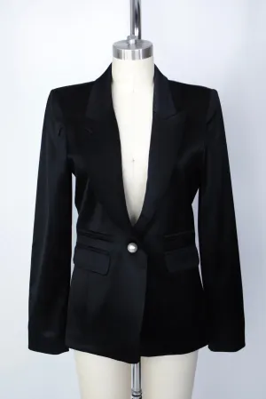 Smythe Satin Tuxedo Blazer