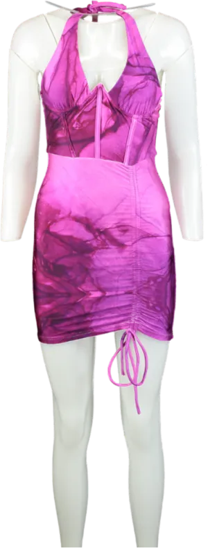 Sodah London Pink Sleeveless Mini Dress UK 10
