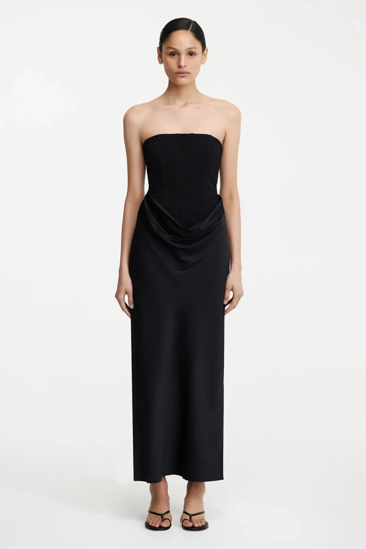 SOFIYA STRAPLESS MAXI DRESS
