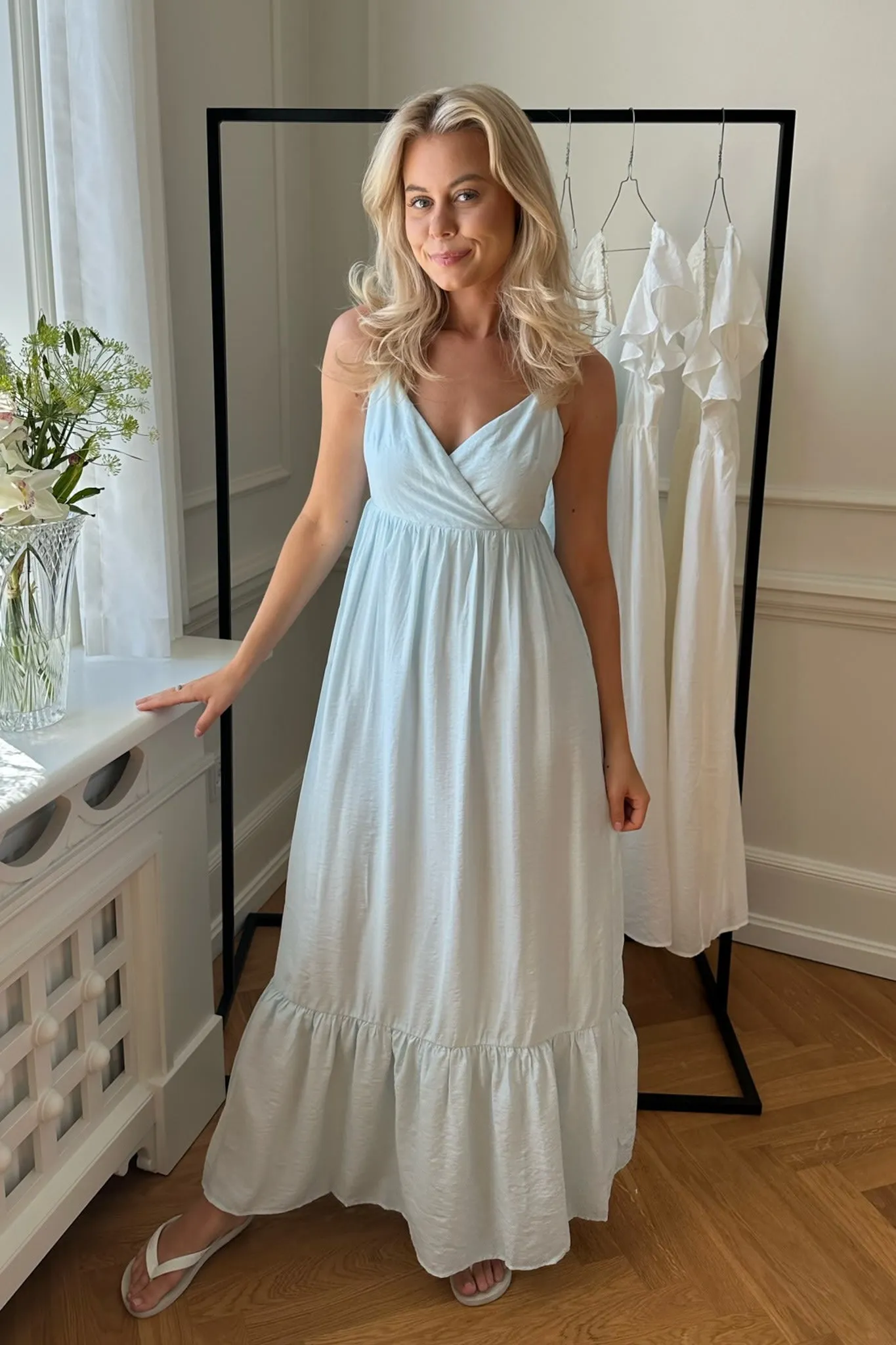 Solana Kjole - Lyseblå
