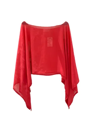 SULYVETTE DÍAZ- Pink Poly Silk Chiffon Tunic
