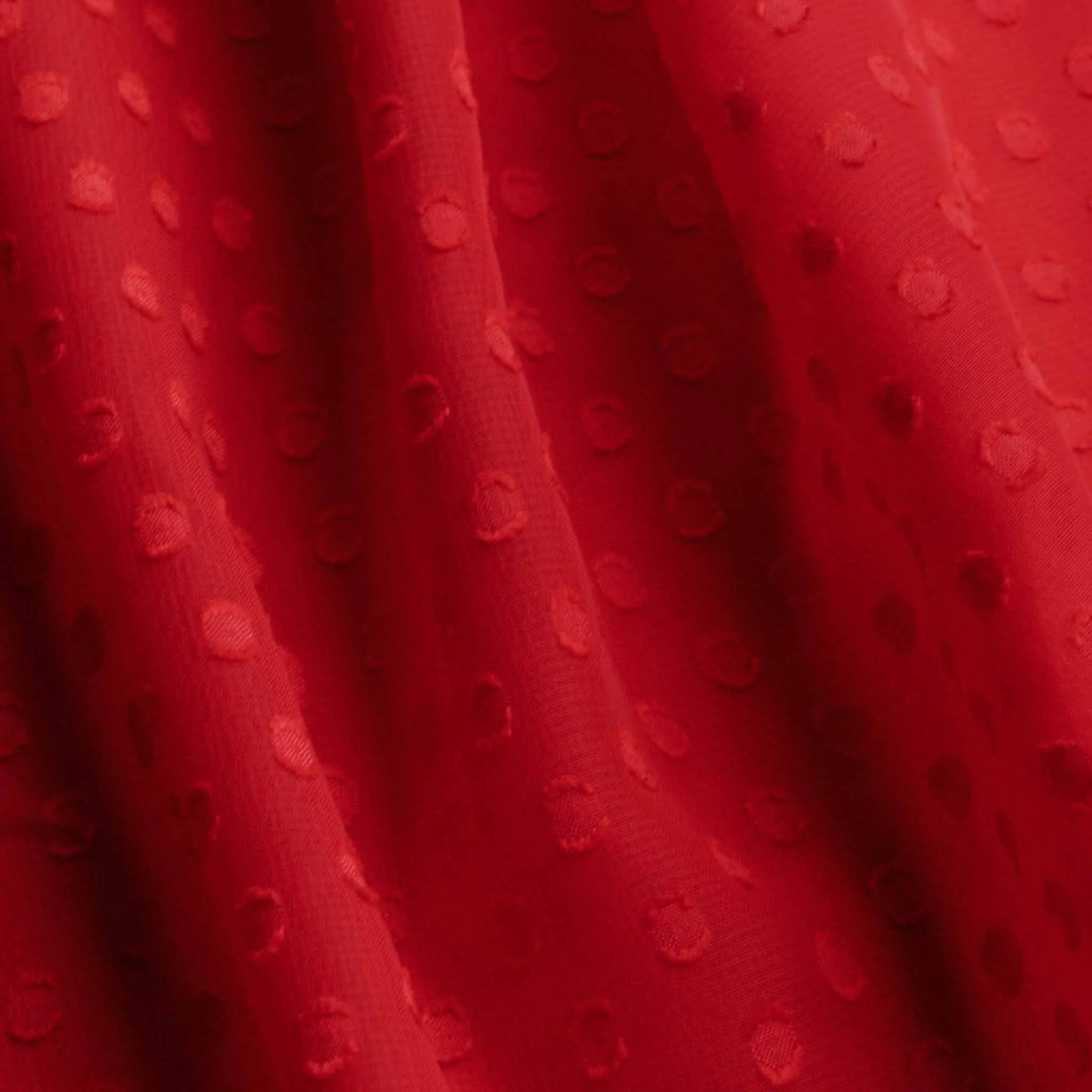 Swiss Clip Jacquard Chiffon - Red and purple