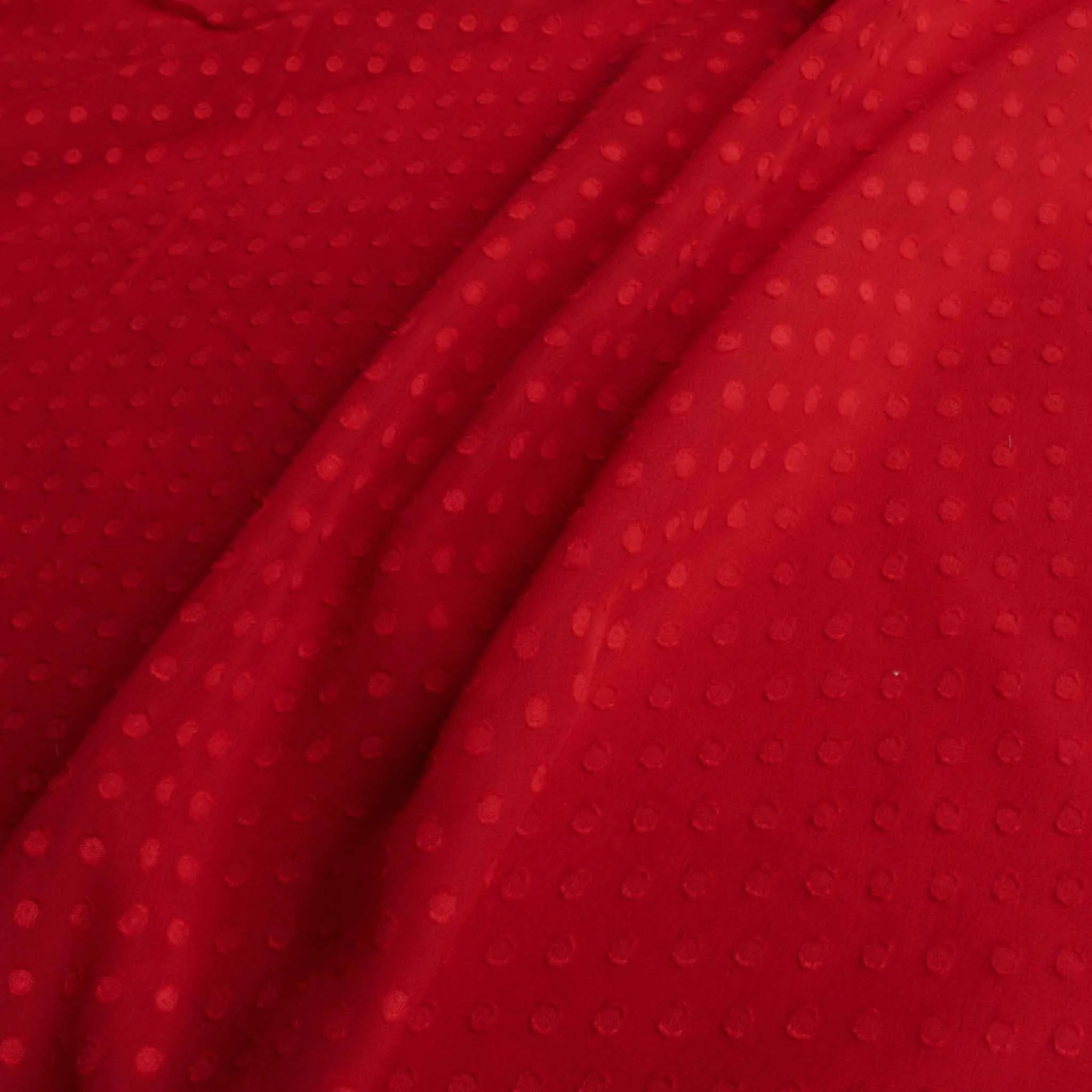Swiss Clip Jacquard Chiffon - Red and purple