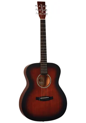 Tanglewood Crossroads Folk Mahogany - Whiskey Barrel Burst Satin TWCR O