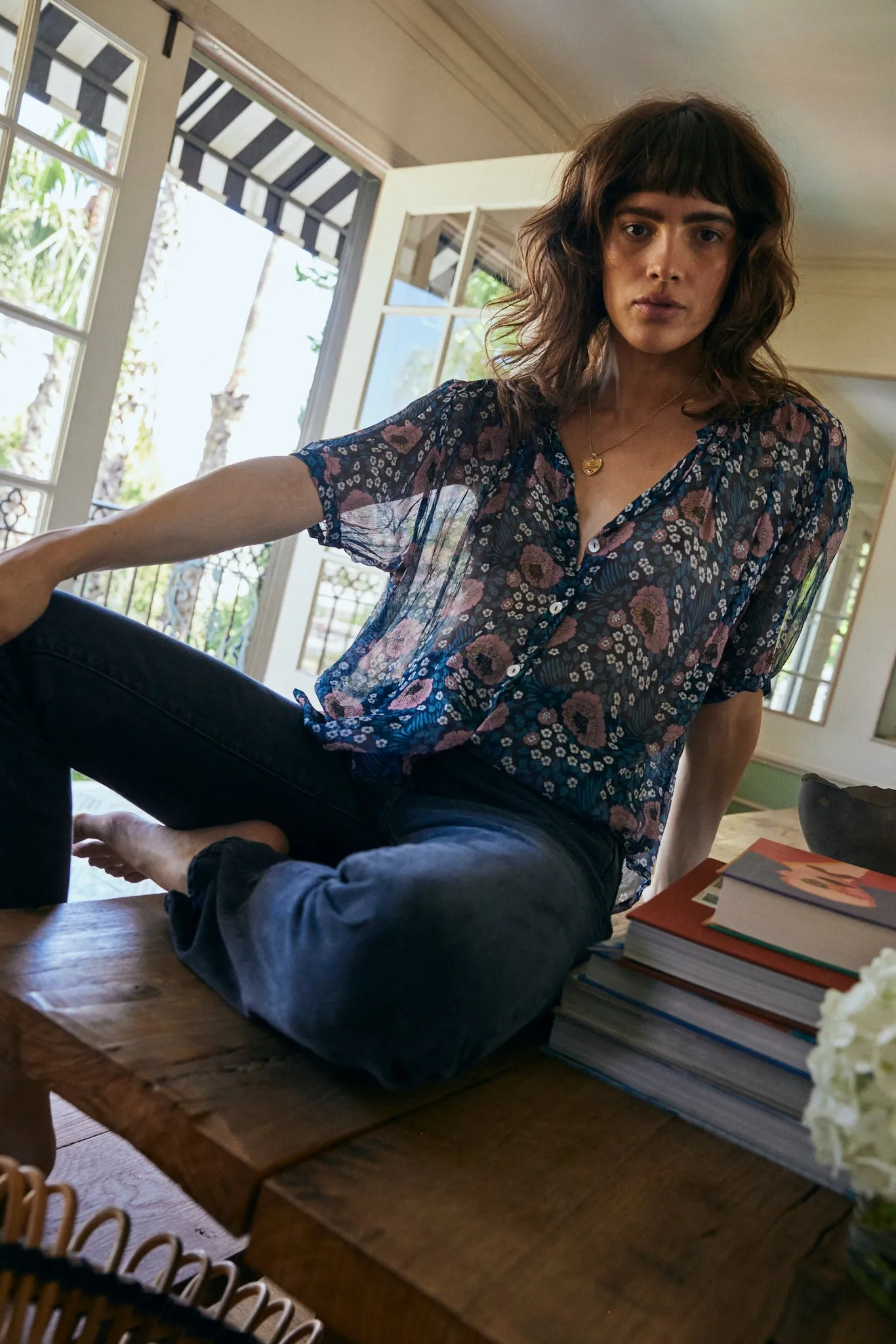 VIOLET TOP