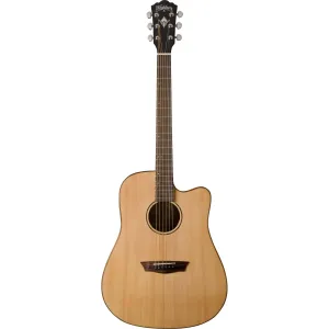Washburn WD150SWCE Semi-Acoustic Guitar - Natural (Discontinued)