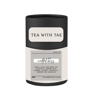 Wedded Bliss Artisan Mini Tea Tube