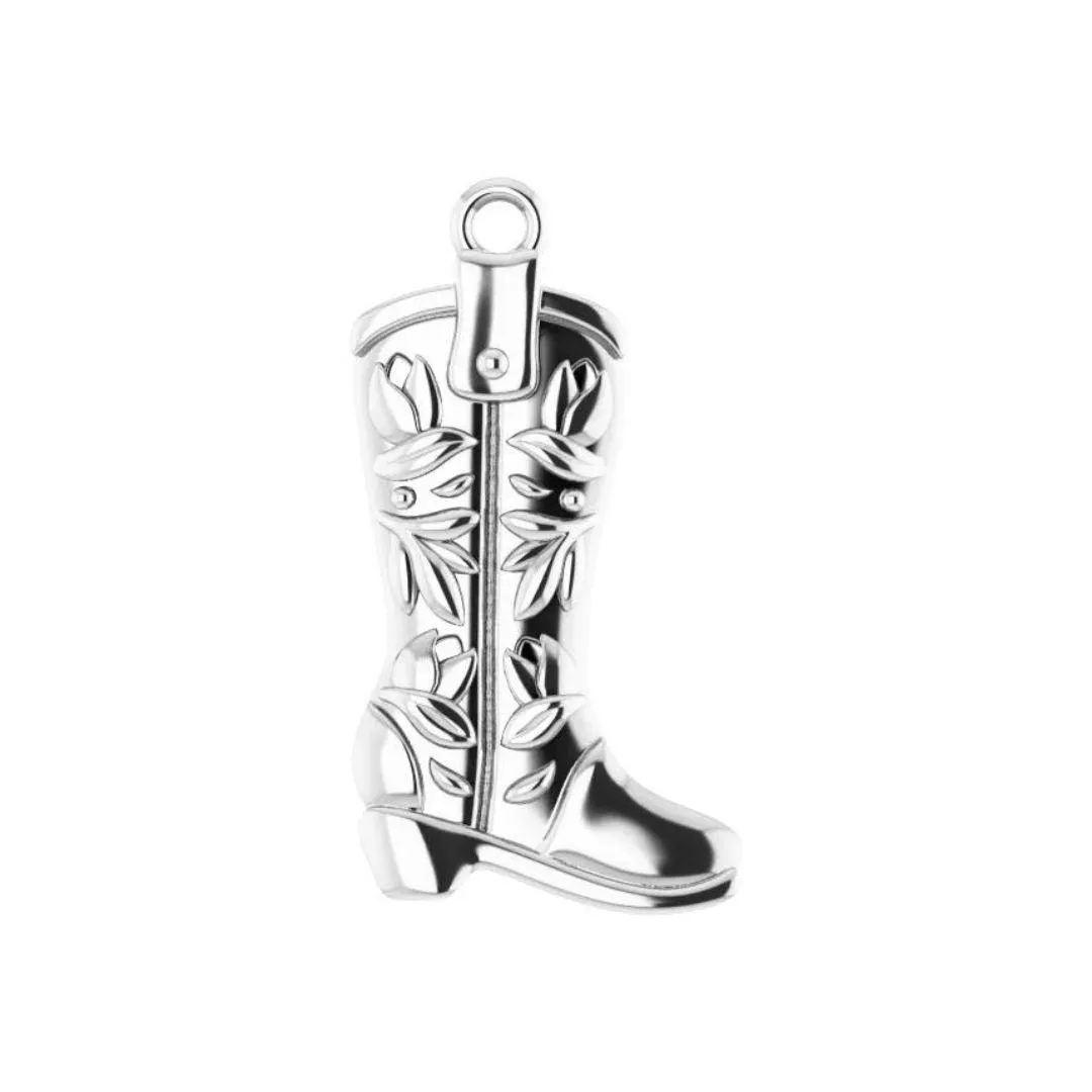 Western Boot Charm