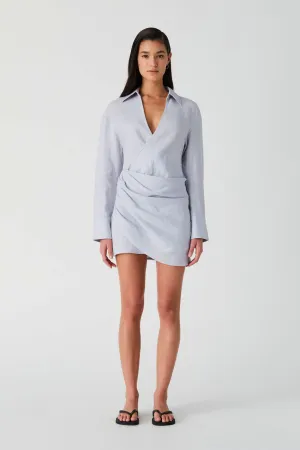 WILLACY LINEN MINI DRESS