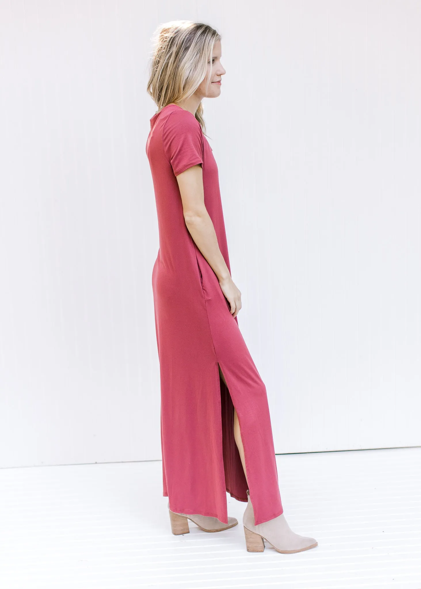 X Marsala T-shirt Maxi