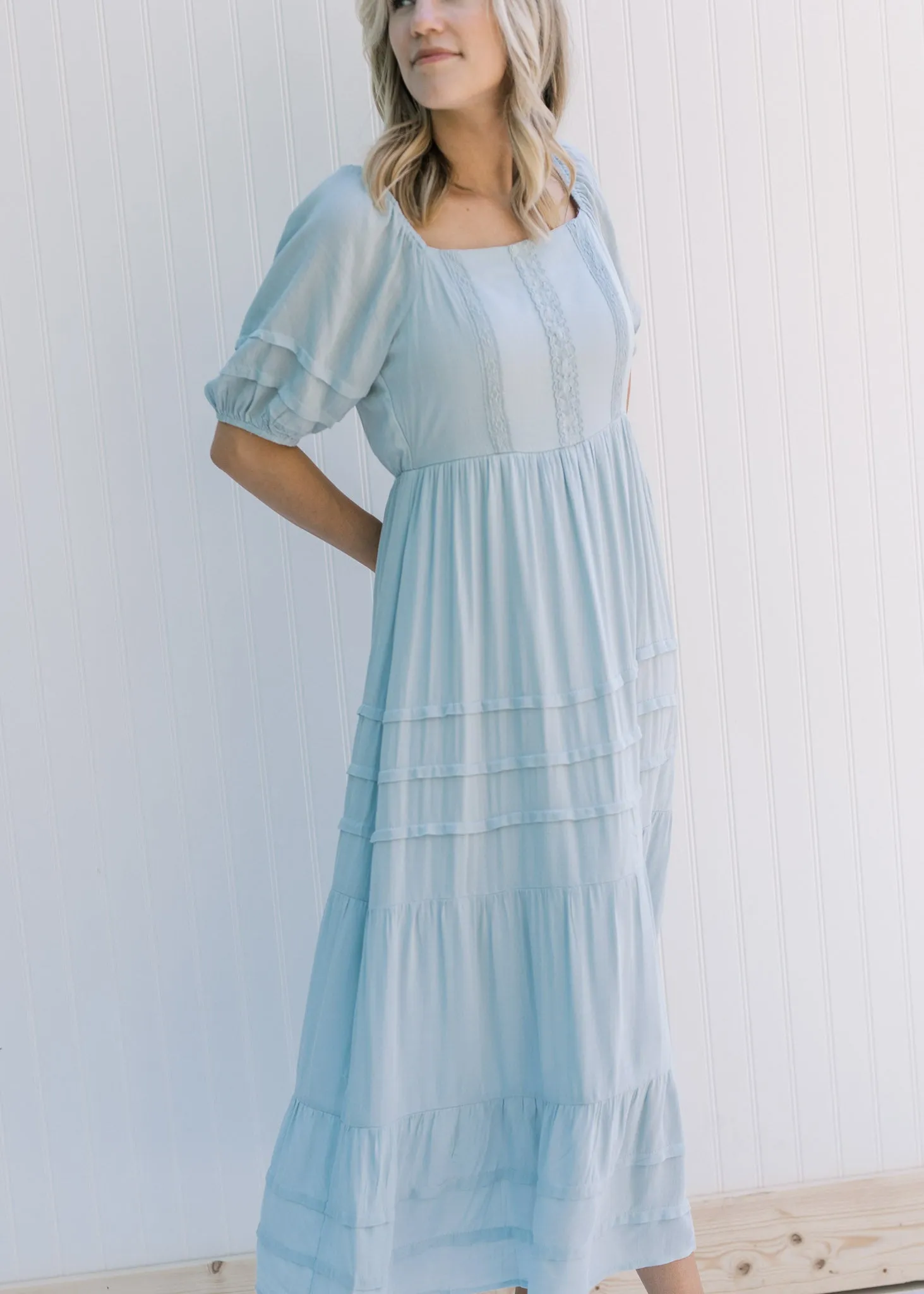 X Seafoam Maxi Dress