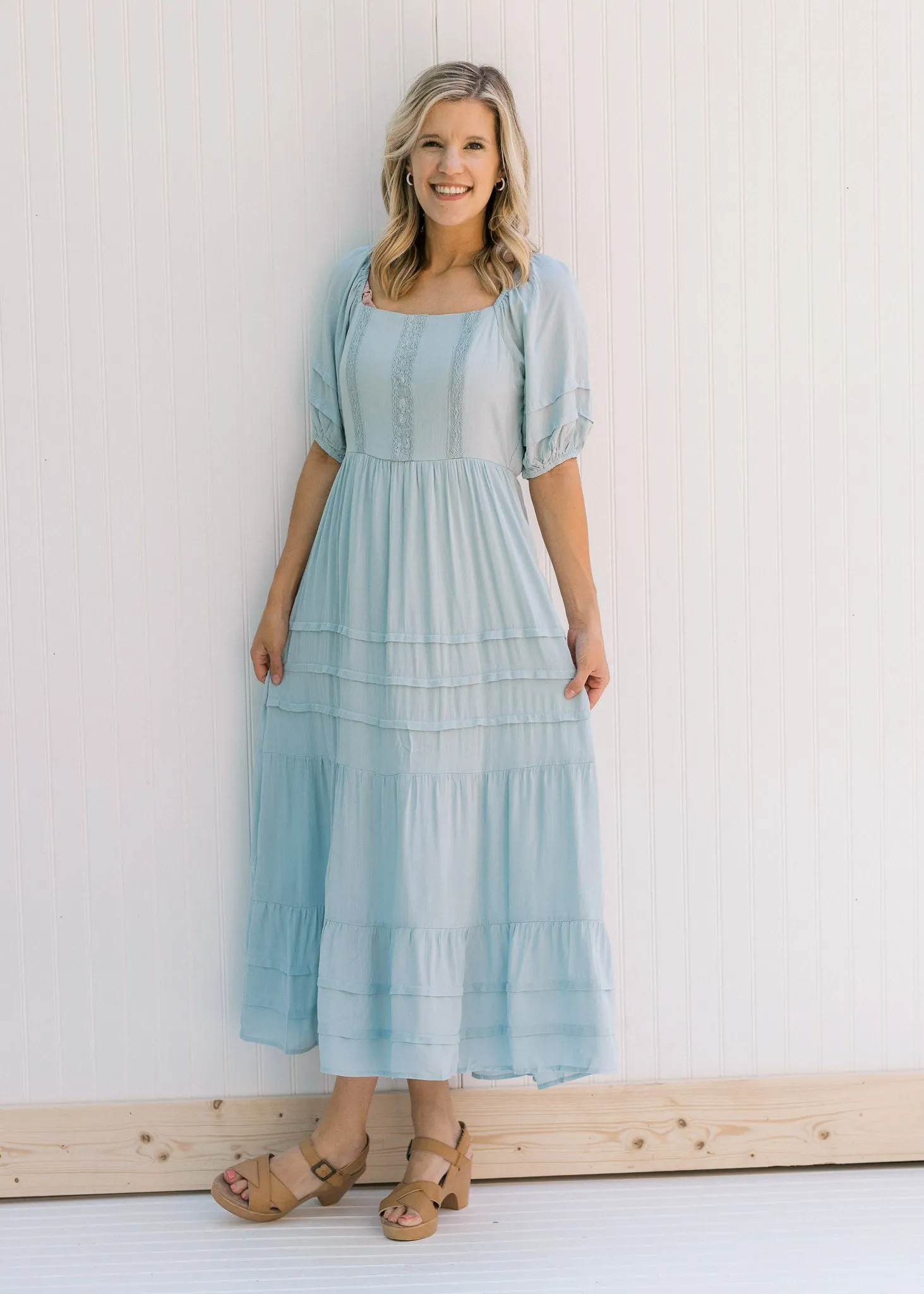 X Seafoam Maxi Dress