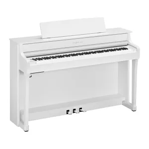 Yamaha CLP-845WH Clavinova Digital Piano White Satin Bundle